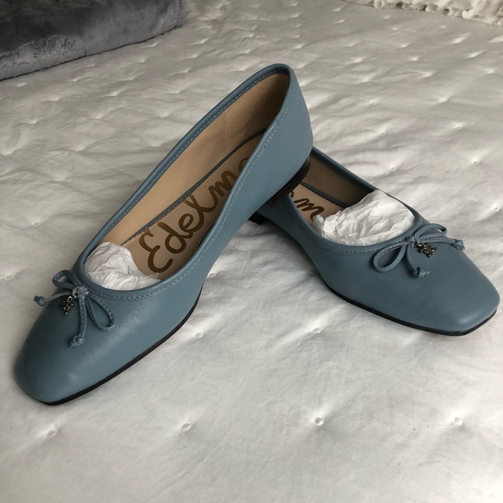 Sam Edelman Jillie Flats 7.5 (Smokey Blue)